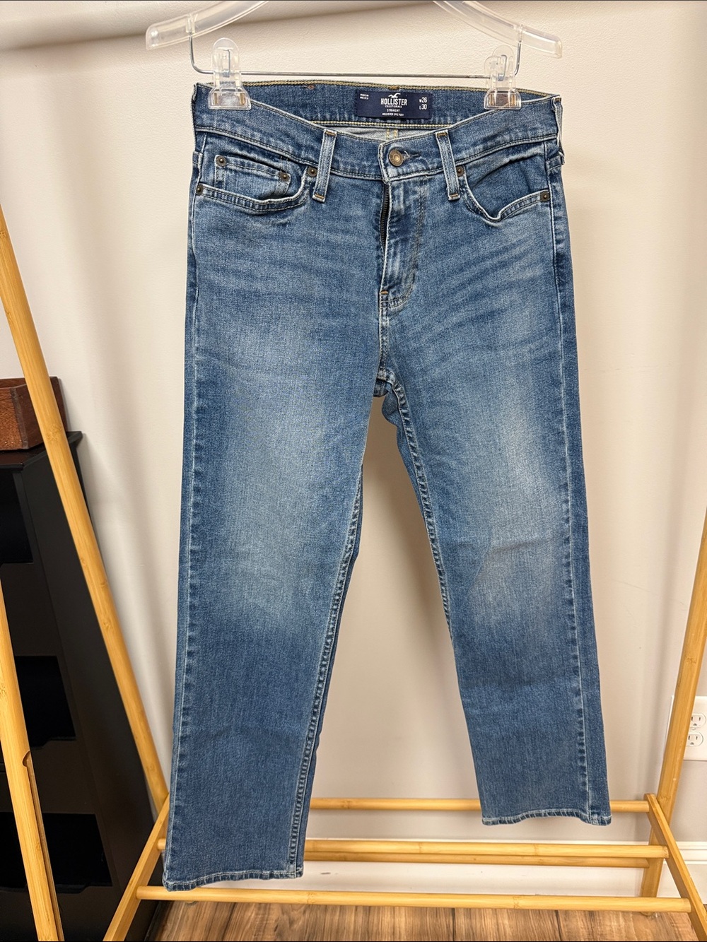 Hollister Mid Wash Straight Leg Jeans